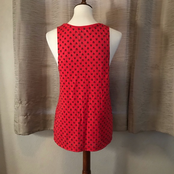 Disney Red & Black Minnie Mouse Tank Top Size XL - Picture 3 of 4